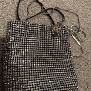 Tory Burch Silver Rhinestone Women's mini Bag